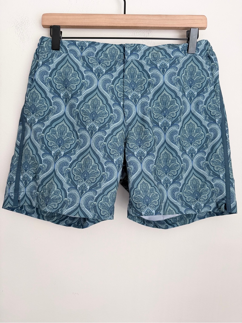Fair Harbor men blue Sextant swim trunks 30